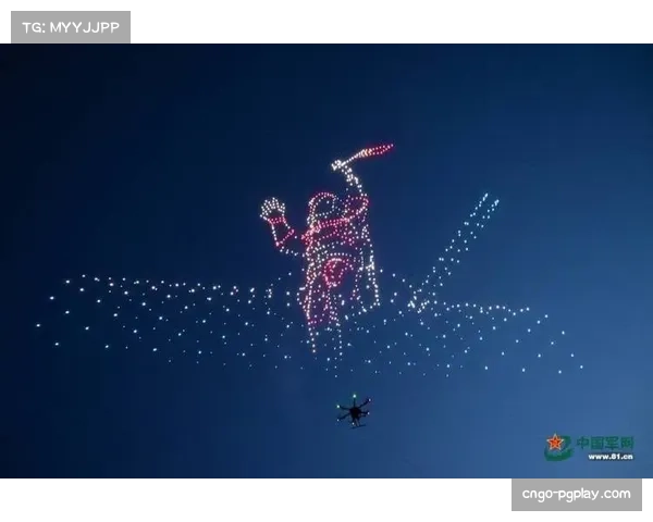 中国大奖赛赛场上空进行无人机编队表演，拼出“上海欢迎您”